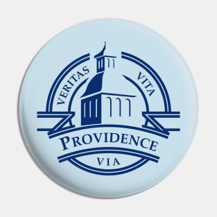 Prov College and Theo Logo Pin