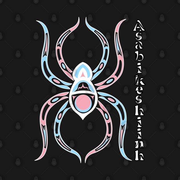 Asabikeshiinh (spider) Transgender Pride by KendraHowland.Art.Scroll