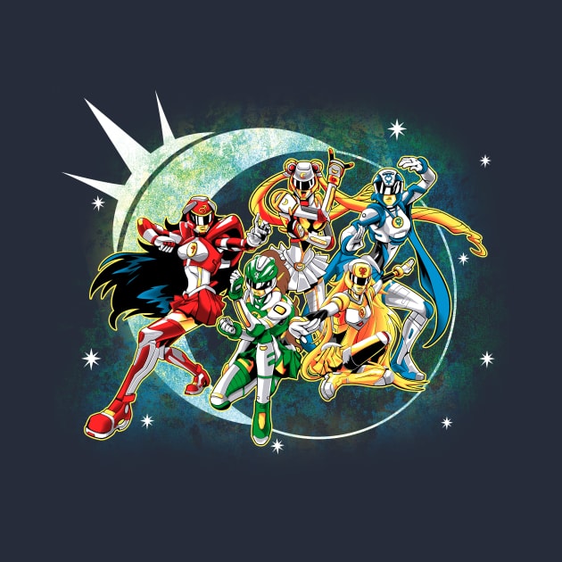 Sailor Rangers GO! by Stryderdesignz