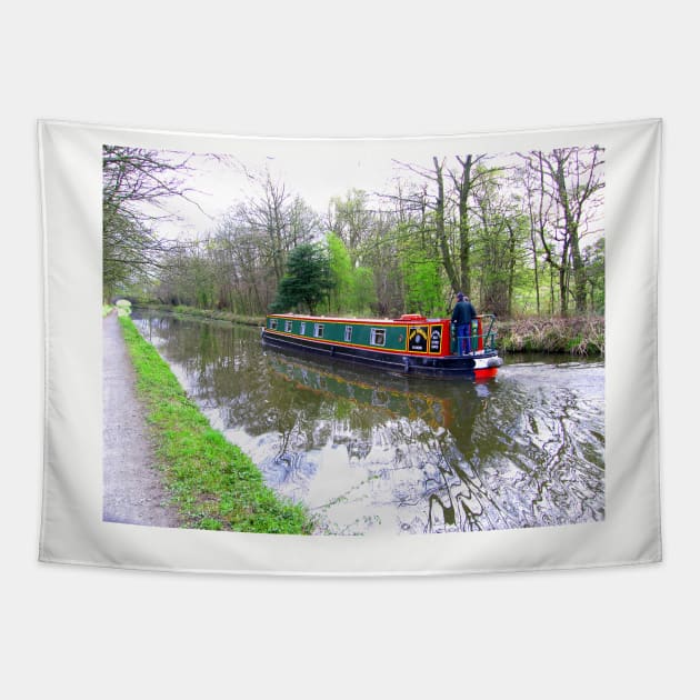 Canal Barge Tapestry by tomg