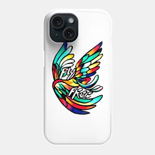 Fly Free: A Rainbow Butterfly's Pride Phone Case