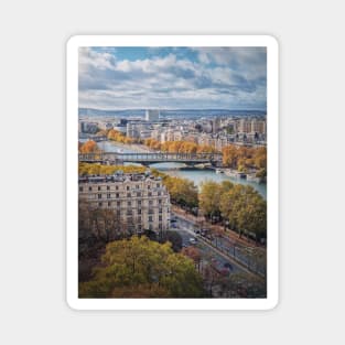 Paris city and Seine Magnet