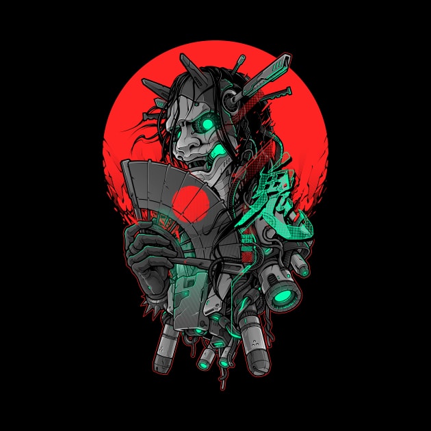 HANNYA MECHA - Dark Version by BlackoutBrother