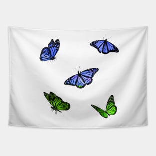 Grassy Fields Butterflies Sticker Pack Tapestry