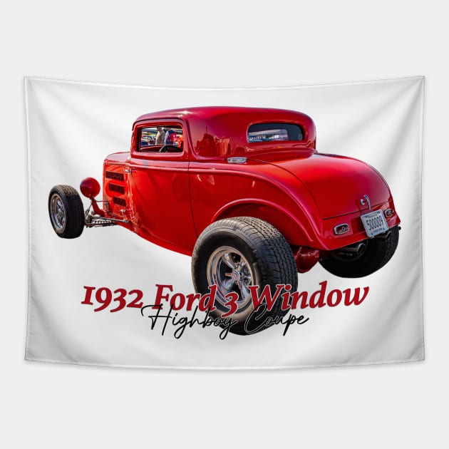 1932 Ford 3 Window Highboy Coupe Tapestry by Gestalt Imagery