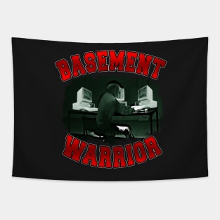 Basement Warrior By Basement Mastermind Tapestry