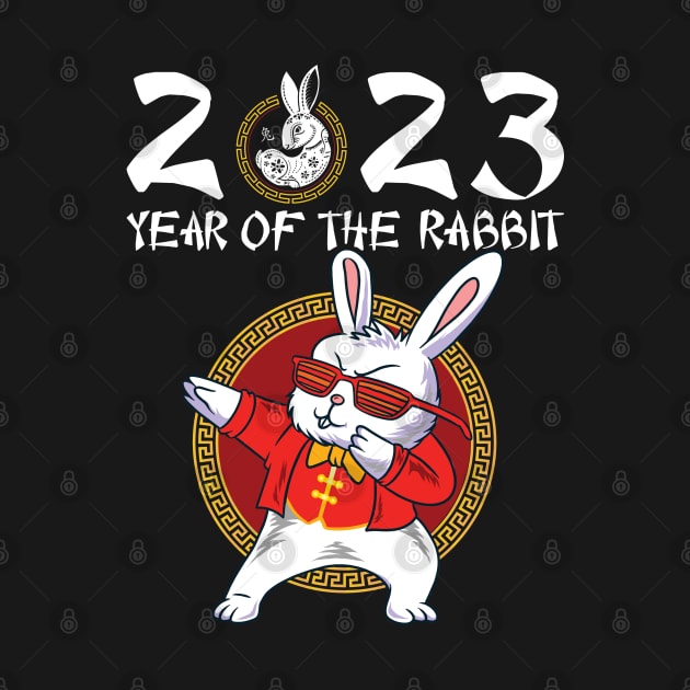 Happy Chinese New Year 2023 Year Of The Rabbit by Charaf Eddine