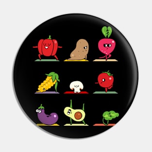 Vegetable Yoga Pin