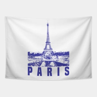 Paris France Eiffel Tower Tapestry