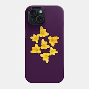 Yellow Crocus Star Phone Case