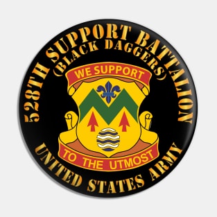 528th Support Battalion - DUI - Black Daggers X 300 Pin