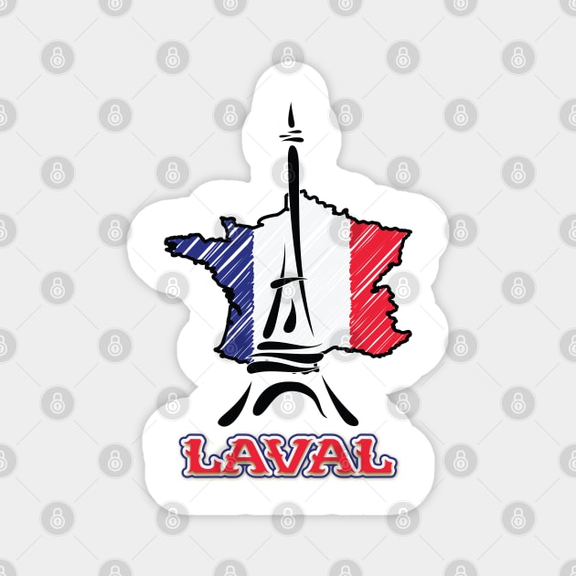 LAVAL CITY Magnet by WE BOUGHT ZOO