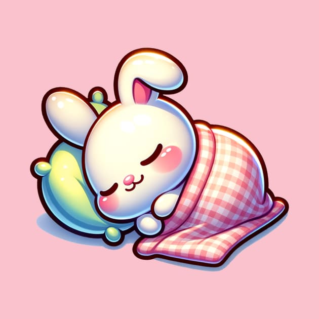 Squishy Sleeping Bunny 🐰 Sweet Dreams by Pink & Pretty