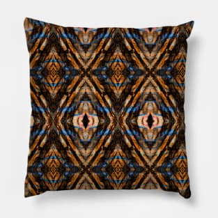 Earth-Tone Diamonds Pillow