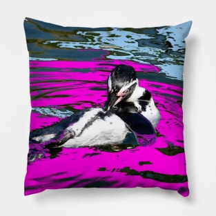 Pinguin / Swiss Artwork Photography Pillow