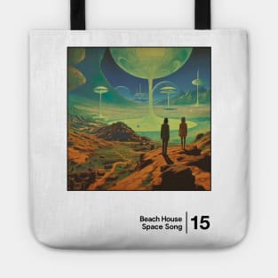 Beach House / Minimal Graphic Artwork Design Tote