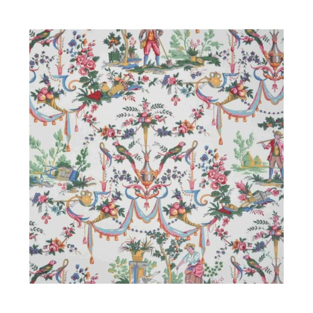 Colorful Toile de Jouy by ghjura