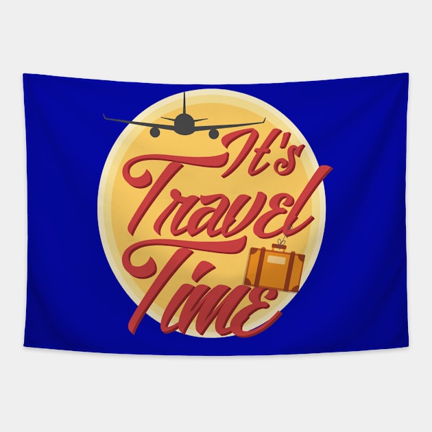 It's Travel Time Tapestry by The Black Panther