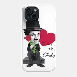 Corazón de Chaplin Phone Case