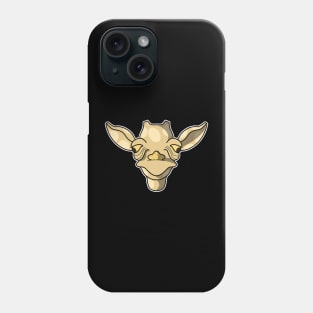 cute brown baby giraffe face Phone Case