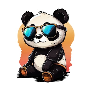 Cool panda with sunglasses T-Shirt