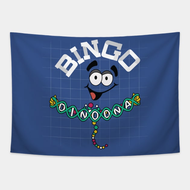 Bingo Dino DNA Tapestry by DeepDiveThreads