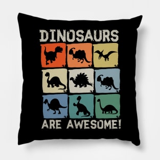 Dinosaurs are Awesome Pillow