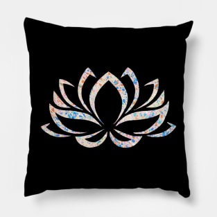 Lotus Bloom (Pretty Petals Pattern) Pillow