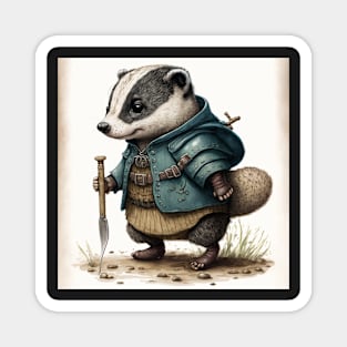 Garden Rustler Badger #1 Magnet