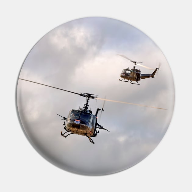 Bell UH-1 Iroquois Helicopters - (A Pair of Hueys) Pin by SteveHClark