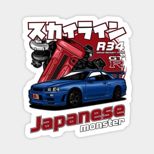 Skyline GTR R34 Magnet