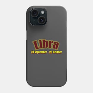 Libra Zodiac T shirt Phone Case