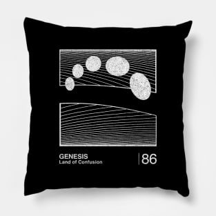 Genesis / Minimalist Graphic Design Fan Artwork Pillow