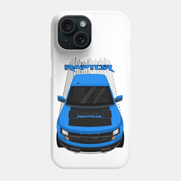 Ford F150 SVT Raptor 2010-2014 - Blue and Black Phone Case by V8social