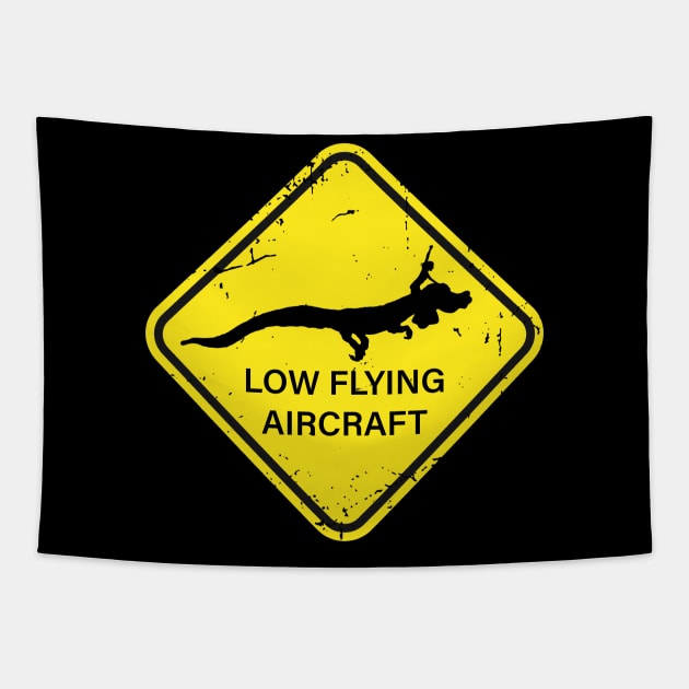 Low Flying Luck Dragon Tapestry by CCDesign