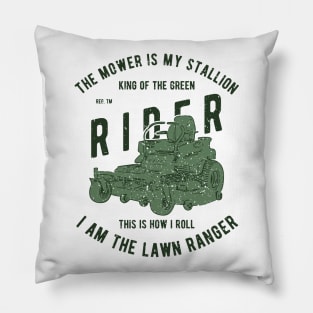 The Lawn Ranger Pillow