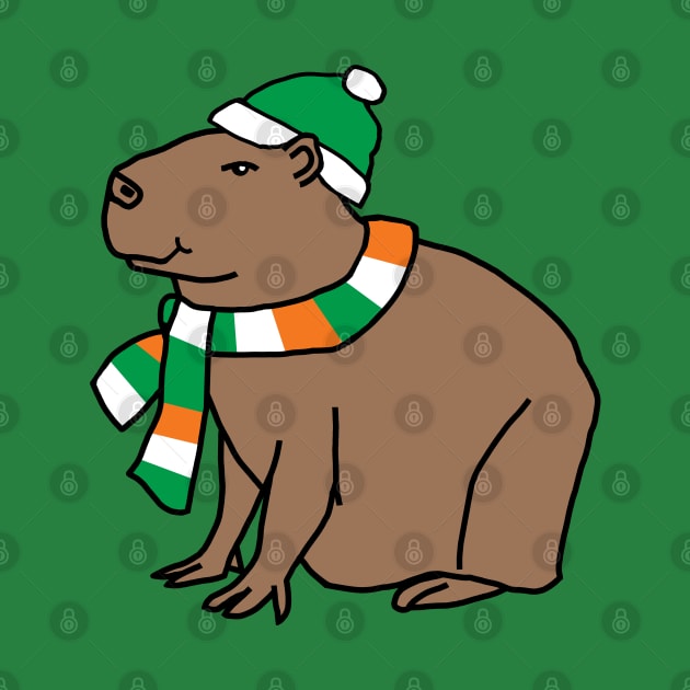 Irish Capybara on St Patricks Day by ellenhenryart