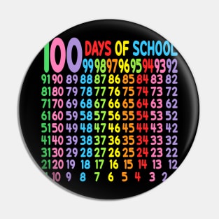 Cute 100Th Day Of School Teacher Kids 100 Days Math Numbers Pin