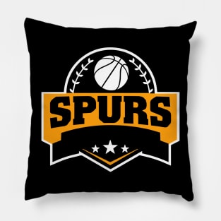 Personalized Basketball Spurs Proud Name Vintage Beautiful Pillow