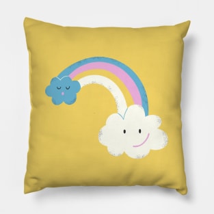 Cute Clouds and a Rainbow Pillow