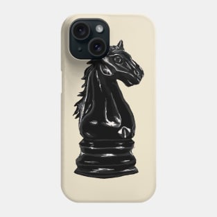 Black Knight - Digital Illustration Phone Case