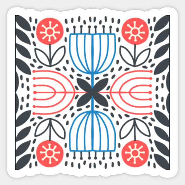 Cute Mandala Art Mandala Sticker Teepublic,Drawing Cartoon Couple Picture