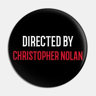 Directed By Christopher Nolan Pin