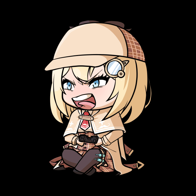 Chibi Amelia Watson - Hololive by MangaXai