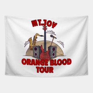 M.T JOY ORANGE BLOOD TOUR Tapestry