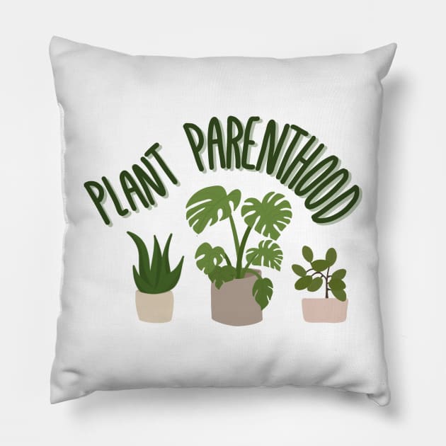 Plant Parenthood Pillow by maya-reinstein