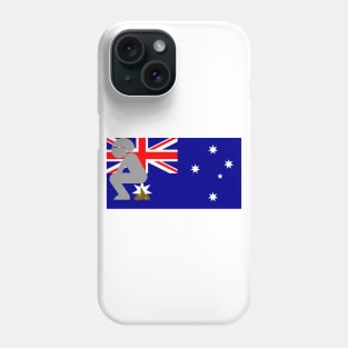Pooping On The Australian Flag Phone Case