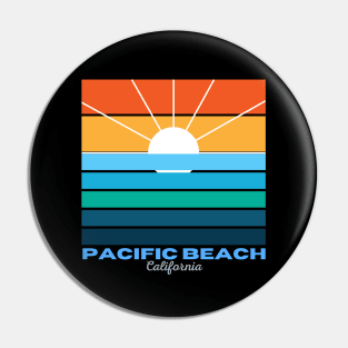 Pacific Beach California - Sunset Pin