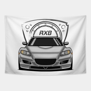 Silver RX8 JDM Tapestry