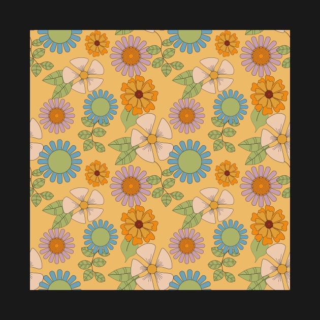 boho floral pattern by perthesun